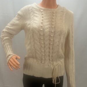 Mariele Waithe cashmere cream sweater